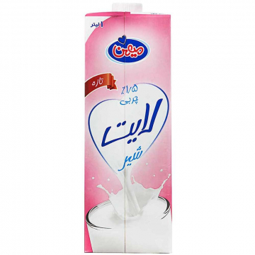 شیر کم چرب مدت دار میهن 1 لیتری